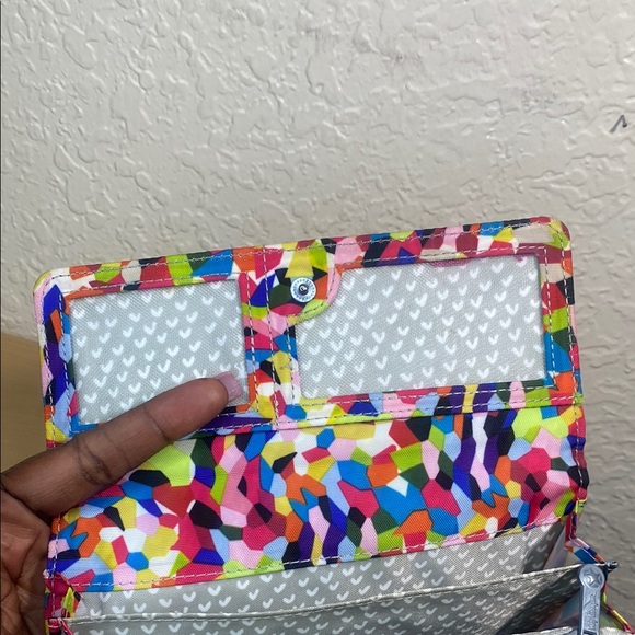 Kipling Colorful Abstract Wallet - Picture 9 of 11